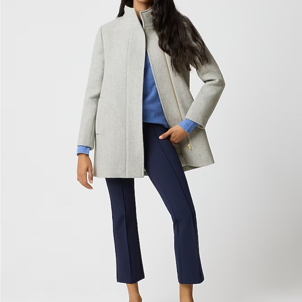J. Crew Light Gray City Coat